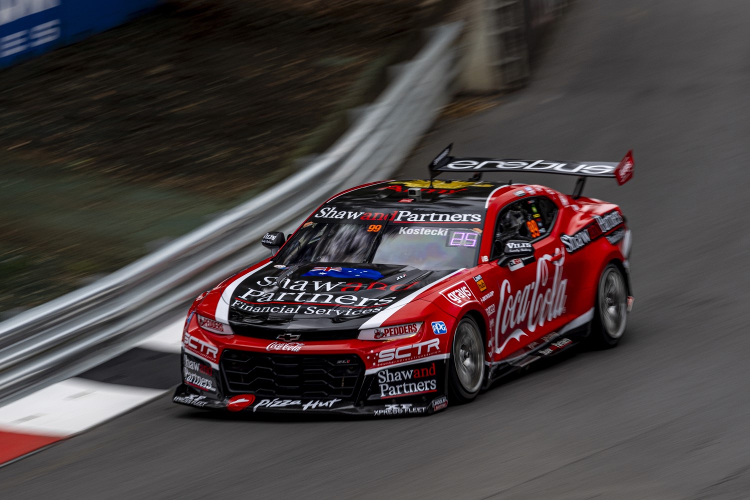 Championship leader Brodie Kostecki set the fastest time in qualifying today to take provisional pole ahead of tomorrow’s Top Ten Shootout for race 1 of the 2023 VAILO Adelaide 500, Event 12 of the Repco Supercars Championship, Adelaide Street Circuit, Adelaide, South Australia, Australia. 24 Nov, 2023.