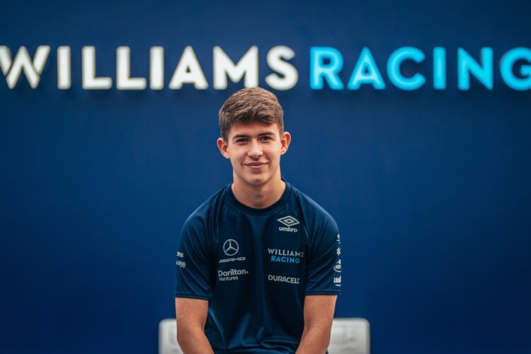 F1: Williams F1 signs Oliver Gray to their driver academy