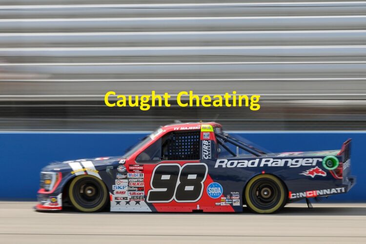 NASCAR Cheats: Majeski and team penalized for cheating